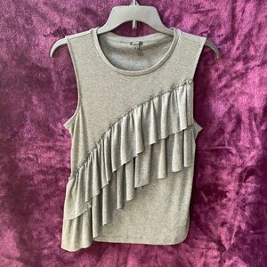 J. Crew Sleeveless Ruffle Top